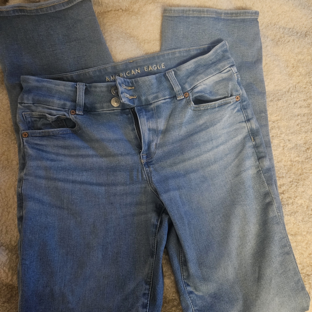 American Eagle Outfitters Women's Blue Jeans